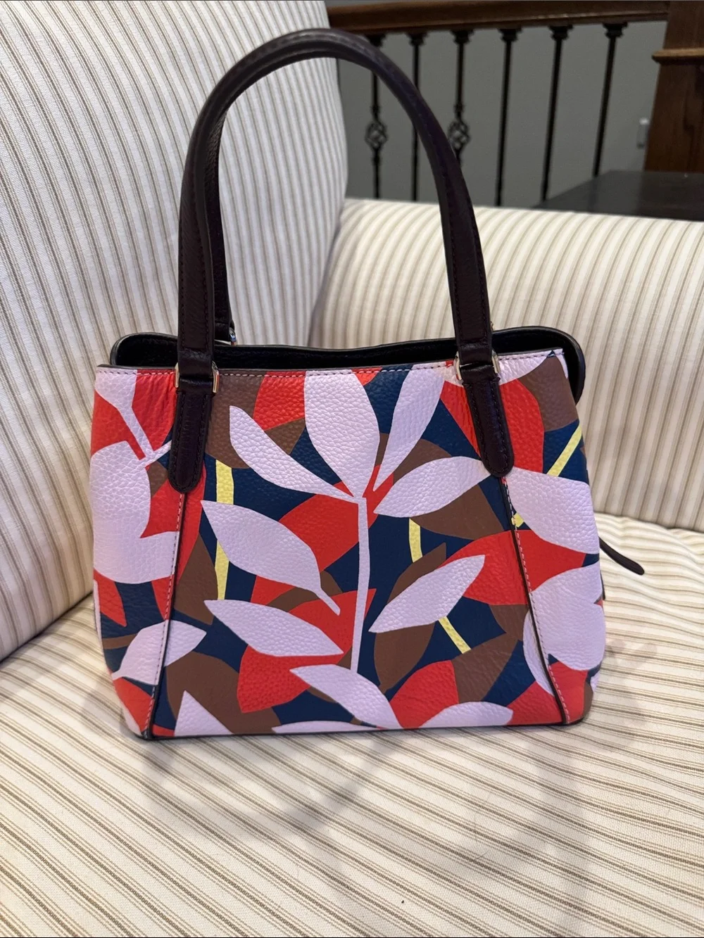 Kate Spade  Jackson floral toss Medium Satchel handbag purse